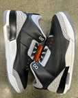 2025 AIR JORDAN 3 BLACK CEMENT - SIZE 13 (WORN) - SUPER CLEAN