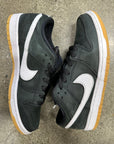 SB DUNK LOW BLACK GUM - SIZE 10 (WORN)