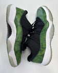 AIR JORDAN 11 LOW SNAKESKIN - SIZE 10.5 (WORN)
