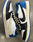 AIR JORDAN 1 LOW TRAVIS SCOTT FRAGMENT - SIZE 10 (WORN)