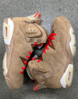 AIR JORDAN 6 TRAVIS SCOTT KHAKI - SIZE 7 (WORN)