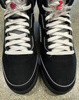 AIR JORDAN 5 BLACK METALLIC REIMAGINED - SIZE 8.5 (WORN)