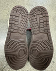 AIR JORDAN 1 LOW TRAVIS SCOTT MOCHA - SIZE 11 (WORN) - SUPER CLEAN