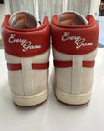 AIR JORDAN AIR SHIP PE EVERY GAME DUNE RED - SIZE 10 (WORN) - SUPER CLEAN