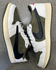 AIR JORDAN 1 LOW TRAVIS SCOTT MEDIUM OLIVE - SIZE 12 (WORN) (SUPER CLEAN)