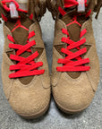 AIR JORDAN 6 TRAVIS SCOTT KHAKI - SIZE 7 (WORN)