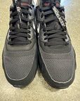 OFF WHITE AIR MAX 90 BLACK - SIZE 11.5 (WORN)