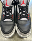 AIR JORDAN 3 BLACK CEMENT 2024 - SIZE 10.5 (WORN)