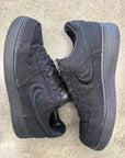 AIR FORCE 1 LOW STUSSY BLACK - SIZE 10 (WORN)
