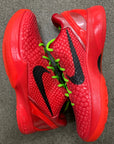 KOBE 6 PROTRO REVERSE GRINCH - SIZE 10 (WORN)