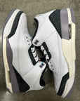AIR JORDAN 3 CEMENT GREY - SIZE 10.5 (WORN)