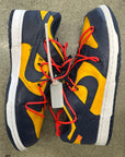 OFF WHITE DUNK LOW UNIVERSITY GOLD - SIZE 15 (WORN)