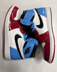 AIR JORDAN 1 HIGH UNC FEARLESS UNC CHICAGO - SIZE 12 (WORN)