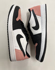 AIR JORDAN 1 LOW BLEACHED CORAL - SIZE 10 (WORN)