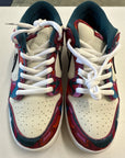 SB DUNK LOW PRO QS PARRA ABSTRACT - SIZE 13 (WORN)
