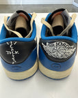 AIR JORDAN 1 LOW TRAVIS SCOTT FRAGMENT - SIZE 8 (WORN)