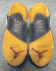 OFFWHITE AIR JORDAN 5 SAIL - SIZE 11 (WORN) (SUPER CLEAN)
