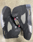 AIR JORDAN 5 BLACK METALLIC 2016 - SIZE 11 (WORN)