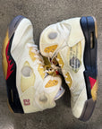 OFF WHITE AIR JORDAN 5 SAIL - SIZE 11.5 (WORN)