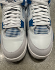 AIR JORDAN 4 MILITARY BLUE - SIZE 10 (WORN) - SUPER CLEAN