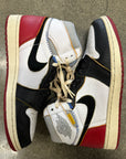 AIR JORDAN 1 HIGH UNION BLACK TOE - SIZE 9.5 (WORN)
