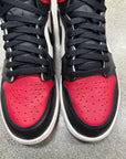 AIR JORDAN 1 BRED TOE - SIZE 9 (WORN)