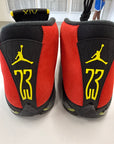 AIR JORDAN 14 FERRARI 2025 - SIZE 9.5 (WORN) - SUPER CLEAN