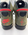 AIR JORDAN 6 OLIVE TRAVIS SCOTT - SIZE 11 (WORN)