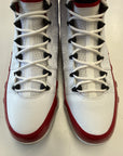 AIR JORDAN 9 WHITE GYM RED - SIZE 10 (WORN)