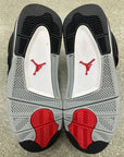 AIR JORDAN 4 BLACK CANVAS - SIZE 9 (WORN)