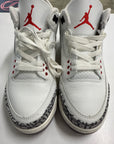 AIR JORDAN 3 WHITE CEMENT REIMAGINED - SIZE 7.5 (WORN)