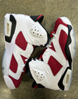 AIR JORDAN 6 RETRO CARMINE - SIZE 9 (WORN) - SUPER CLEAN