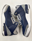 AIR JORDAN 3 GEORGETOWN - SIZE 10 (WORN)