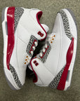 AIR JORDAN 3 CARDINAL RED - SIZE 8.5 (WORN)