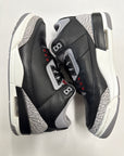 AIR JORDAN 3 OG BLACK CEMENT 2024- SIZE 8 (WORN)