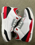 AIR JORDAN 3 FIRE RED - SIZE 10 (WORN) - SUPER CLEAN