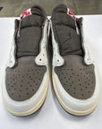 AIR JORDAN 1 LOW TRAVIS SCOTT REVERSE MOCHA - SIZE 12 (WORN ) - SUPER CLEAN
