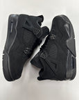 AIR JORDAN 4 GS BLACK CAT 4 2025 - SIZE 6.5Y (WORN)