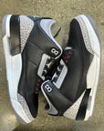 AIR JORDAN 3 BLACK CEMENT 2024 - SIZE 10 (WORN)