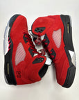 AIR JORDAN 5 RAGING BULL - SIZE 8.5 (WORN) - SIZE 8.5 (WORN)
