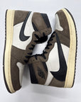 AIR JORDAN 1 HIGH TRAVIS SCOTT MOCHA - SIZE 12 (WORN) - SUPER CLEAN