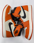 AIR JORDAN 1 HIGH REVERSED SHATTERED - SIZE 8.5 (WORN)