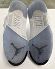 AIR JORDAN 5 WHITE METALLIC 2026 - SIZE 10.5 (WORN)