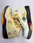 OFF WHITE AIR JORDAN 5 SAIL - SIZE 11.5 (WORN)