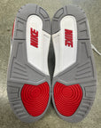 AIR JORDAN 3 FIRE RED 2022 - SIZE 12 (WORN) - SUPER CLEAN
