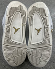 WMNS AIR JORDAN 4 METALLIC GOLD - SIZE W11 M9.5 (WORN)