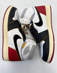 AIR JORDAN 1 HIGH UNION BLACK TOE - SIZE 10.5 (WORN)