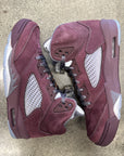 AIR JORDAN 5 BURGUNDY - SIZE 12 (WORN)