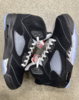 AIR JORDAN 5 BLACK METALLIC REIMAGINED - SIZE 9.5 (WORN)