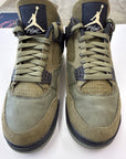 AIR JORDAN 4 CRAFT MEDIUM OLIVE - SIZE 9.5 (WORN)